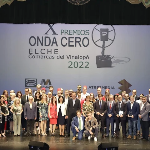 X Premios Onda Cero – Comarcas del Vinalopó de 2022.