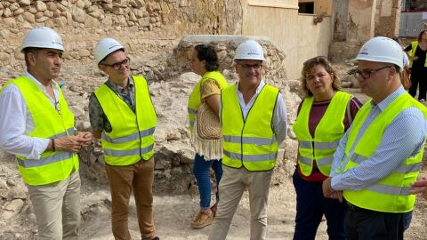 Visita a las Termas de Allon del Diputado de OBras