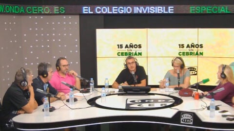 Lorenzo Fern&aacute;ndez, durante el programa especial de 'El colegio invisible'