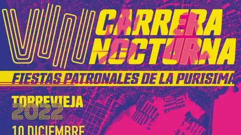Torrevieja abre inscripciones de su VIII Carrera Nocturna Fiestas Patronales de la Purísima carrera nocturna