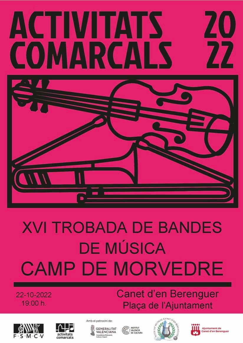 La asamblea de la FSMCV y Trobada de bandes de música del Camp de Morvedre llenarán Canet de música La asamblea de la FSMCV y Trobada de bandes de música del Camp de Morvedre llenarán Canet de música