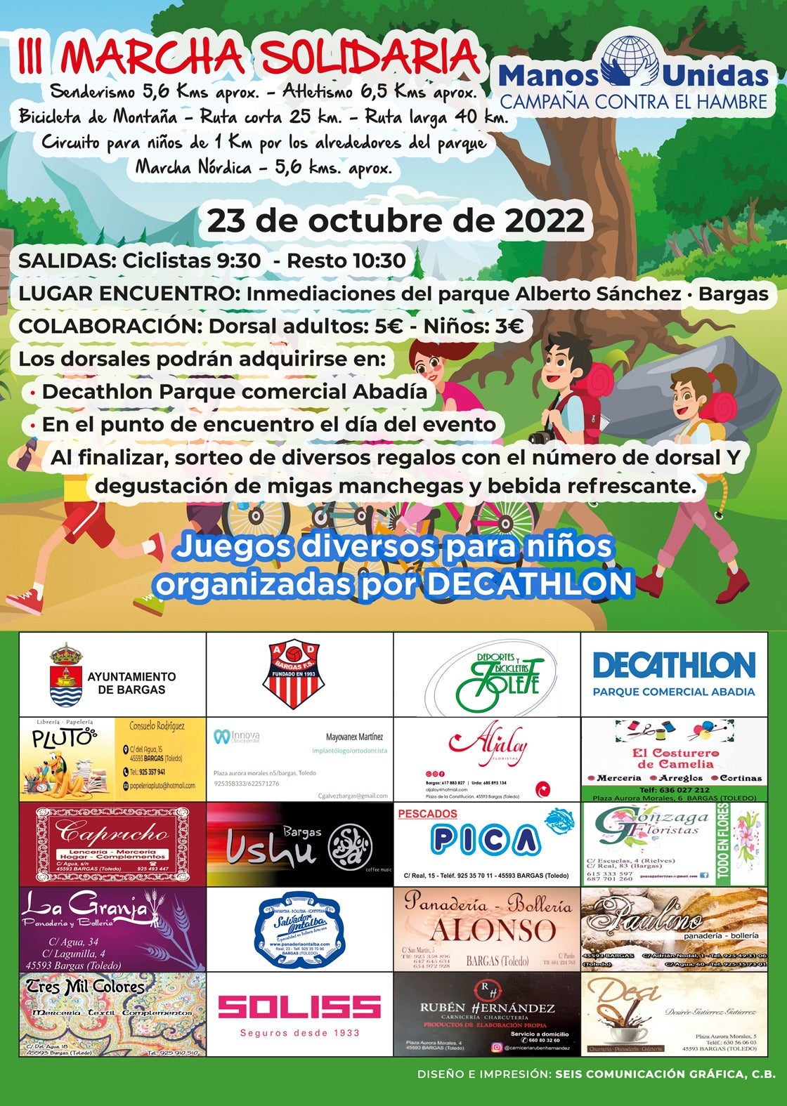 Bargas celebra la III Marcha Solidaria de Manos Unidas Bargas celebra la III Marcha Solidaria de Manos Unidas