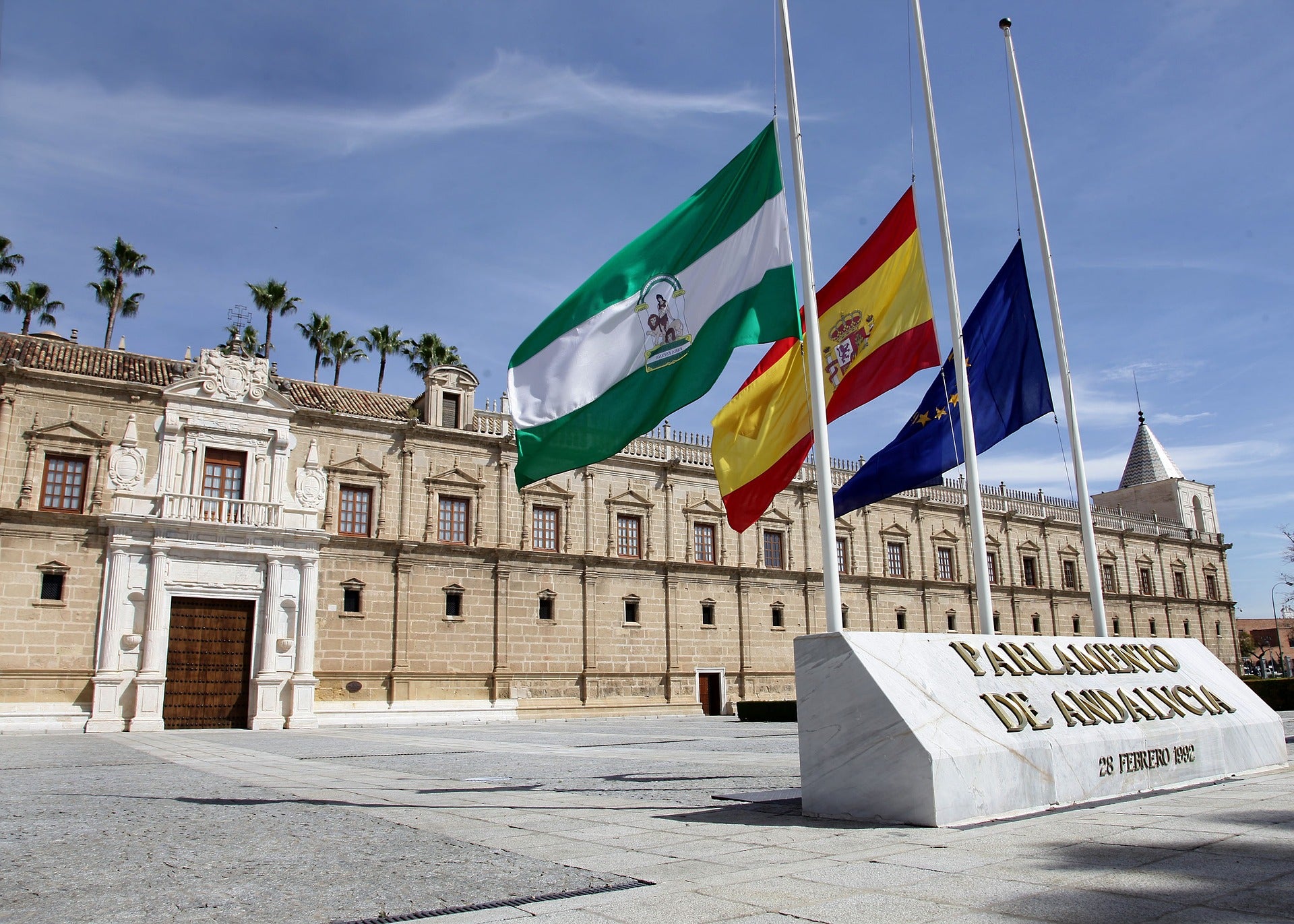 Una imagen de archivo del Parlamento de Andalucía Una imagen de archivo del Parlamento de Andalucía