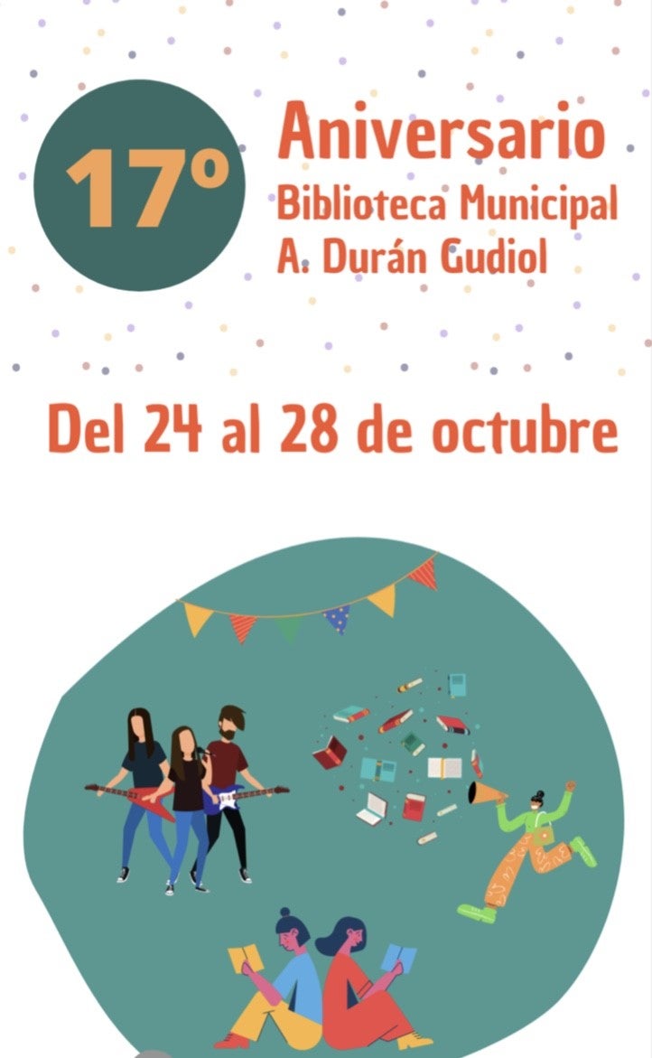 Actividades para celebrar el 17 aniversario de la biblioteca Durán Gudiol Actividades para celebrar el 17 aniversario de la biblioteca Durán Gudiol
