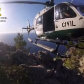 Un helicóptero de la Guardia Civil en Mallorca