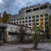 Una imagen de archivo de la ciudad fantasma Prípiat, situada en la zona de exclusión de Chernóbil al norte de Ucrania