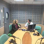 La presidenta del Puerto, Pilar Miranda, durante su entrevista en los estudios de Onda Cero Huelva La presidenta del Puerto, Pilar Miranda, durante su entrevista en los estudios de Onda Cero Huelva