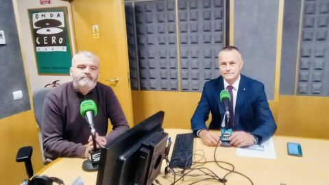 Rub&eacute;n Rey y el presidente de la CEP Jorge Cebreiros