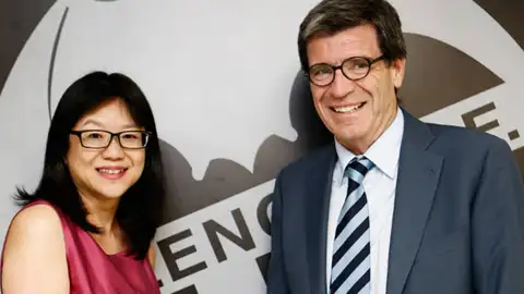 Aurelio Martínez con Layhoon Chan Aurelio Martínez con Layhoon Chan