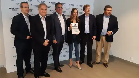 HYUNDAI HYUPERSA FINISTERRE MOTOR Premio al trabajo en equipo.