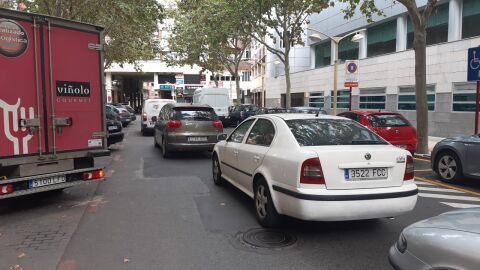 Tráfico en el centro de Ciudad Real