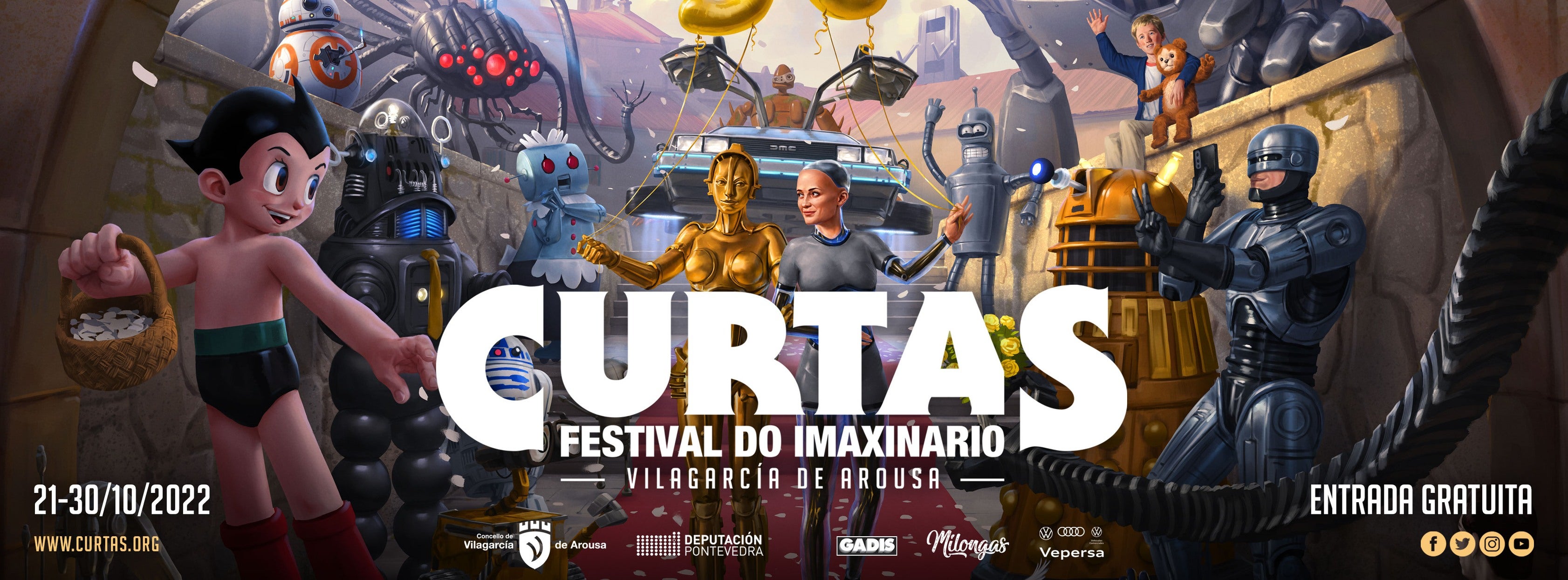 Flavio Greco es uno de los protagonistas de Curtas como diseñador del cartel de este 50 aniversario Flavio Greco es uno de los protagonistas de Curtas como diseñador del cartel de este 50 aniversario