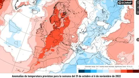 Qué es el 'arreón térmico' de octubre del que alertan los expertos Qué es el 'arreón térmico' de octubre del que alertan los expertos
