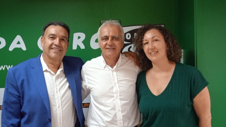 Manuel Rocamora, Javier Puebla y Diamar Mira