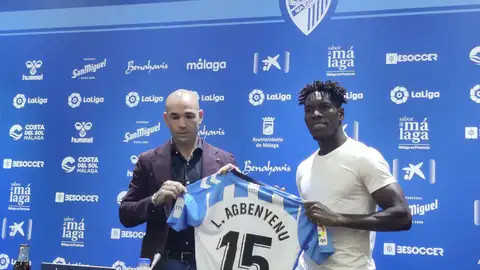 Manolo Gaspar y Lumor, del Málaga CF Manolo Gaspar y Lumor, del Málaga CF