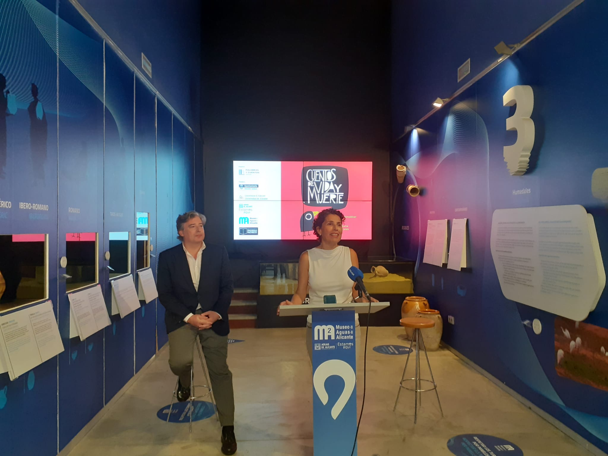 Presentado el festival de narración oral “Cuentos de Vida y Muerte” en el Museo de Aguas de Alicante Presentado el festival de narración oral “Cuentos de Vida y Muerte” en el Museo de Aguas de Alicante