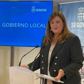 Clara Martín, alcaldesa de segovia