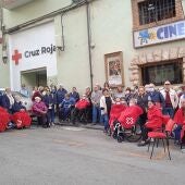 Familiares y usuarios del centro de día de Cruz Roja