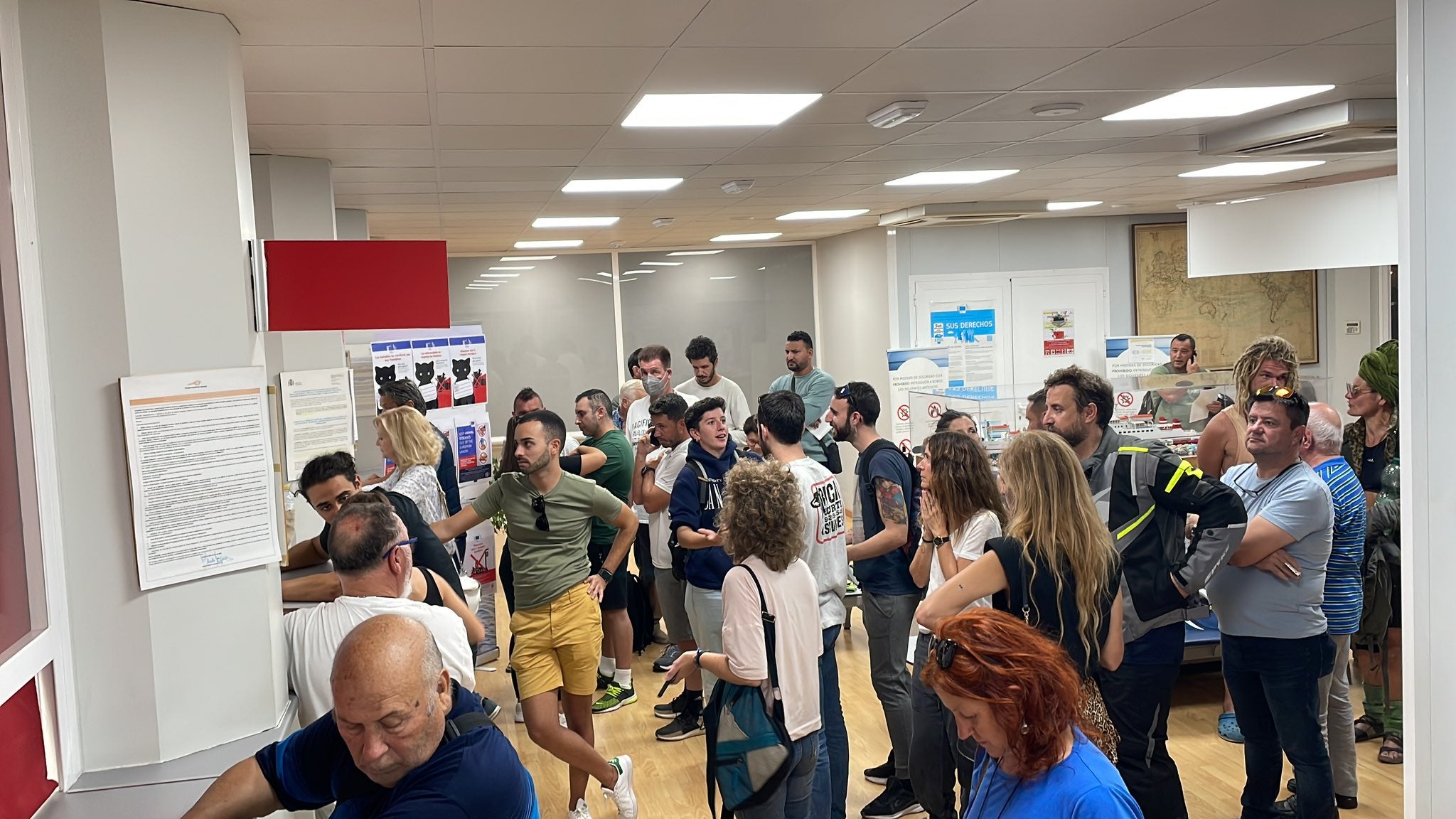 Los afectados por una avería de la línea marítima Cádiz-Gran Canaria saldrán desde Huelva Los afectados por una avería de la línea marítima Cádiz-Gran Canaria saldrán desde Huelva