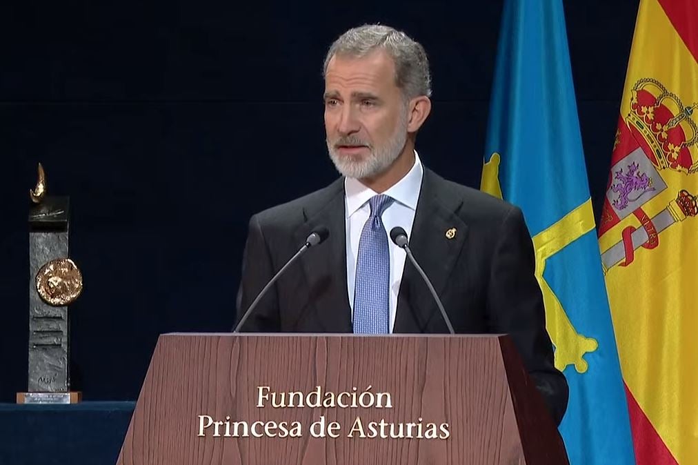 Felipe VI: "La guerra jamás va a destruir la Cultura" Felipe VI: "La guerra jamás va a destruir la Cultura"