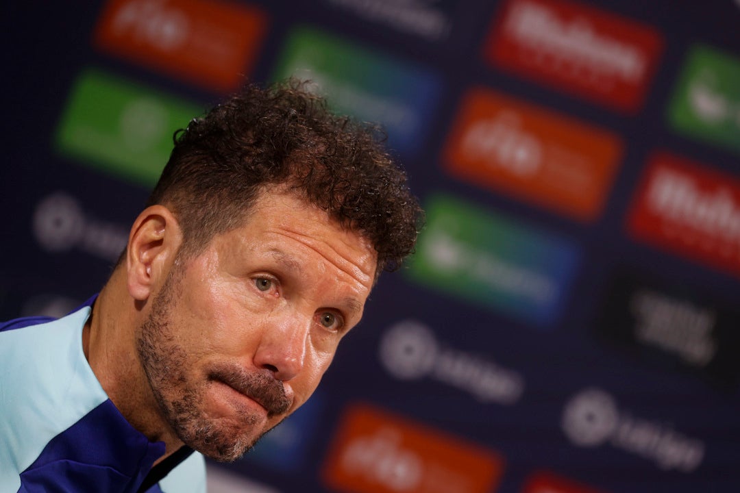 Simeone: "no me importa lo que piensen de mí, sé cómo me entrego" Simeone: "no me importa lo que piensen de mí, sé cómo me entrego"