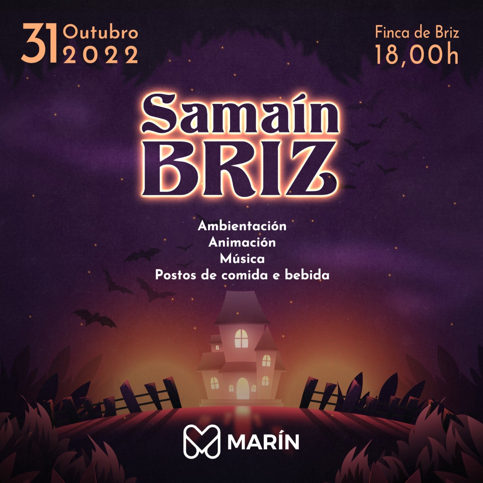 Este 31 de outubro volve a Marín o "Samaín Briz" Este 31 de outubro volve a Marín o "Samaín Briz"
