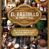 Cartel promocional del rastrillo de artesanía de Puerto Real