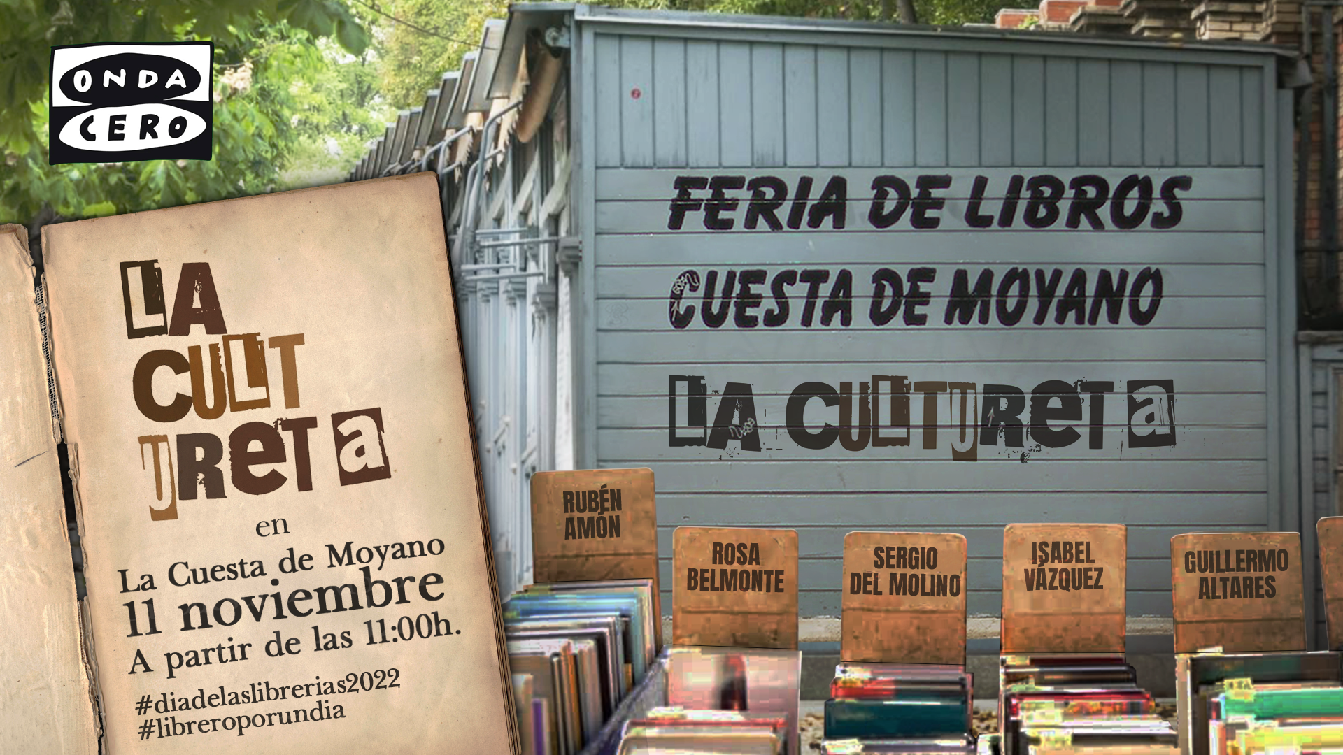 La Cultureta estará en La Cuesta de Moyano el viernes 11 de noviembre La Cultureta estará en La Cuesta de Moyano el viernes 11 de noviembre