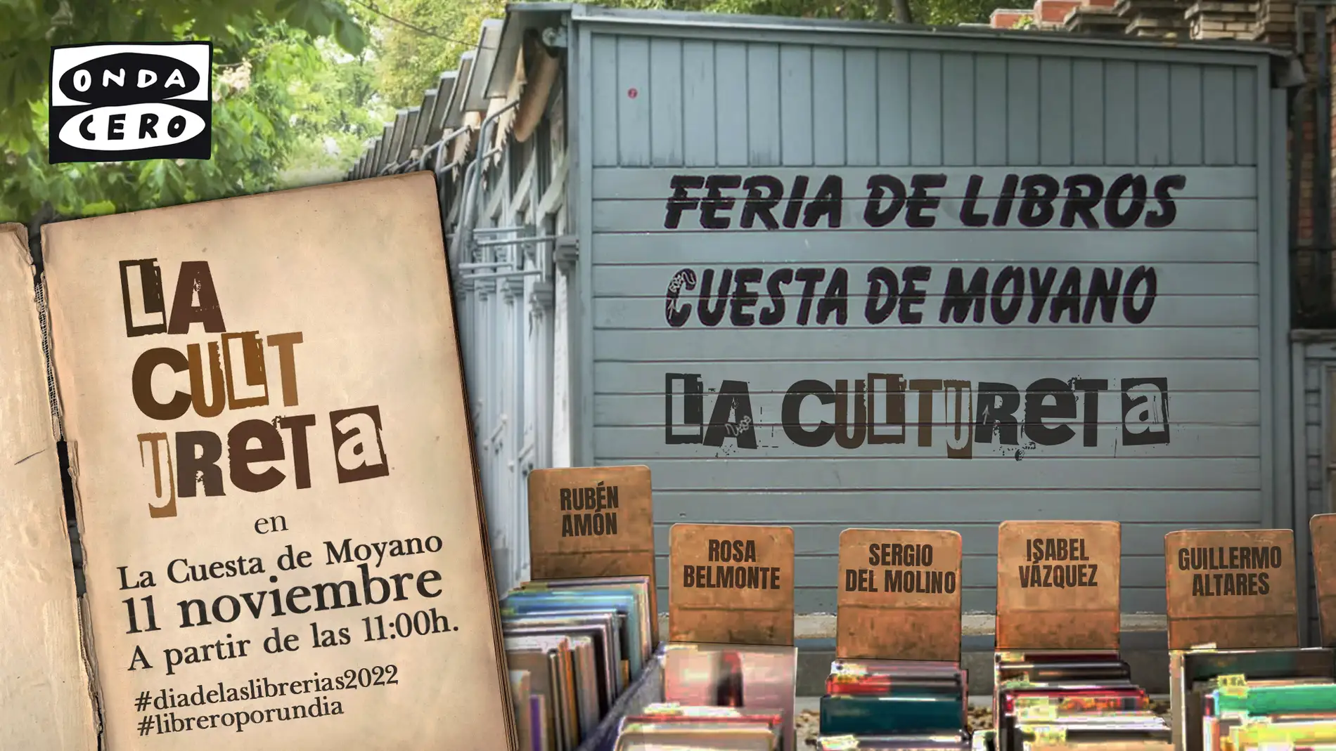 La Cultureta estará en La Cuesta de Moyano el viernes 11 de noviembre