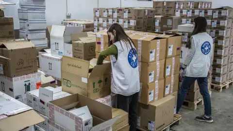 Médicos del Mundo en Ucrania Almacen medicamentos de la ONG Medicos del Mundo