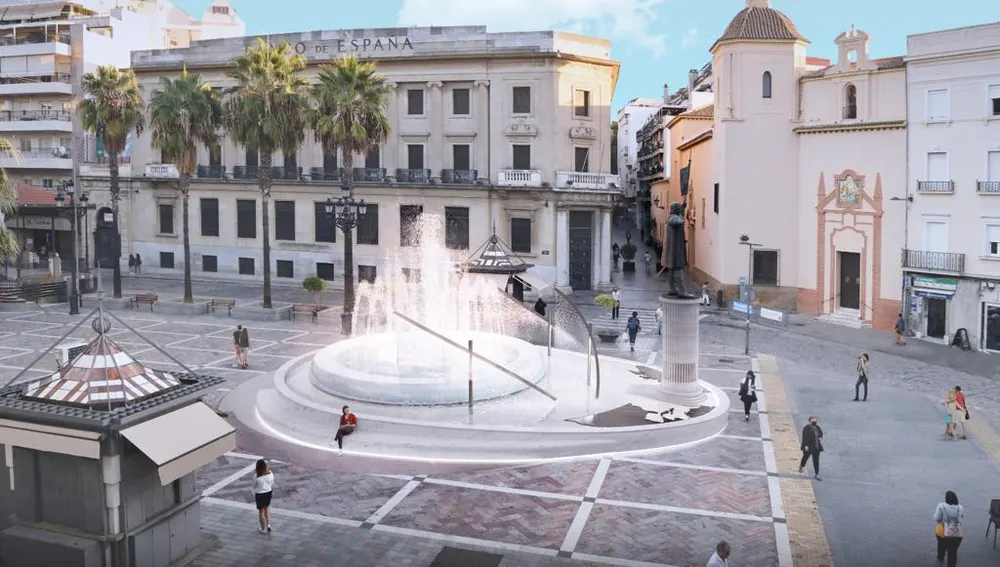 Imagen que recrea cómo quedará la Plaza de las Monjas