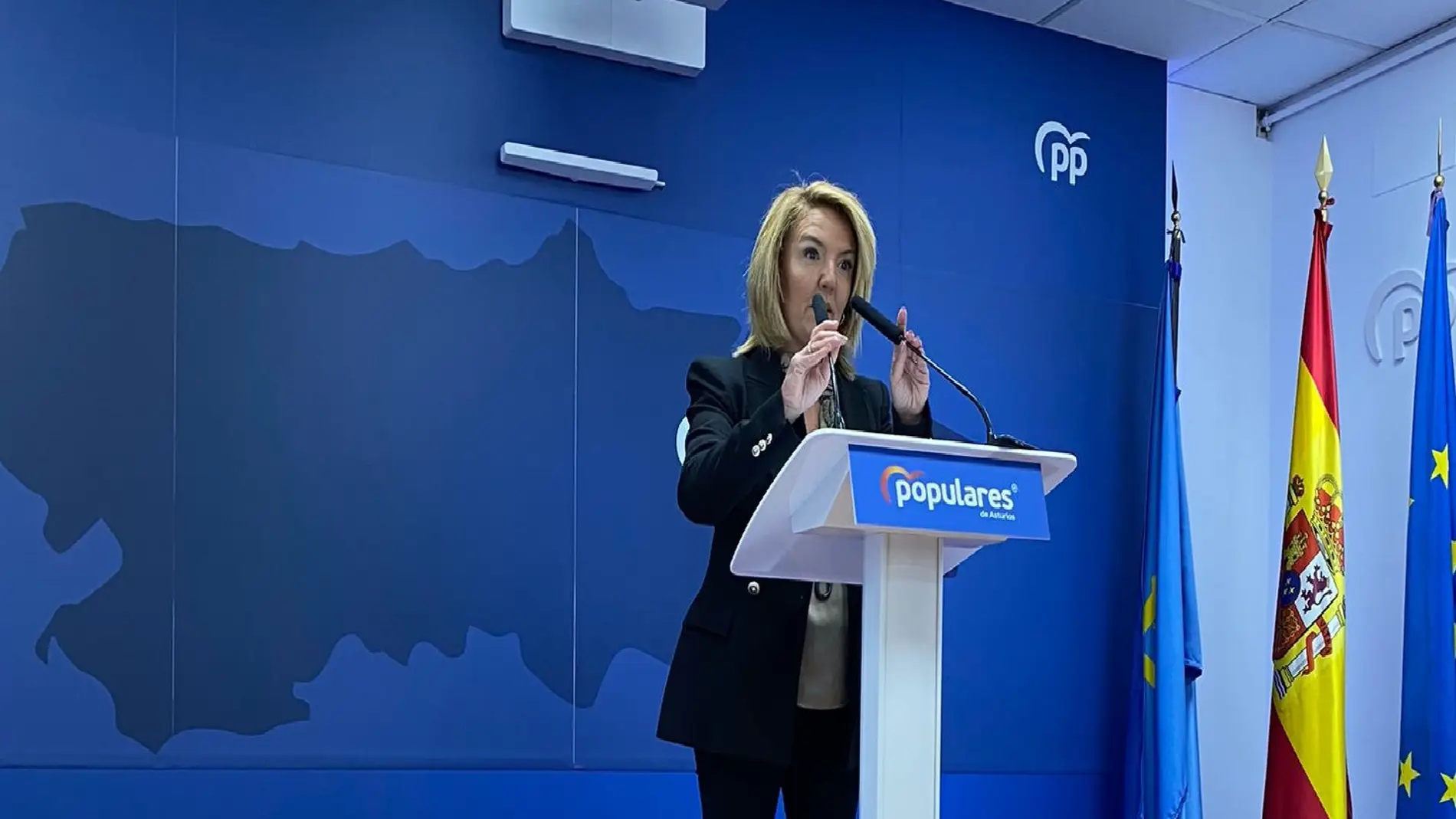 Teresa Mallada dimite como presidenta del Partido Popular en Asturias