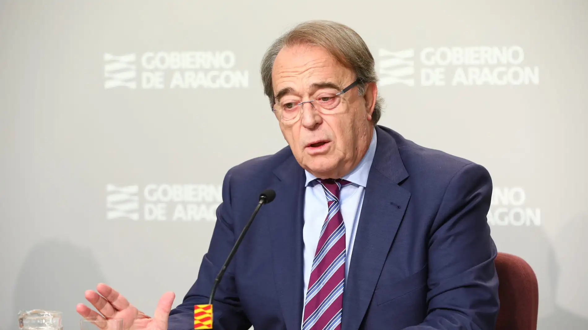 El consejero de Hacienda, Calos Pérez Anadón, ha presentado los datos