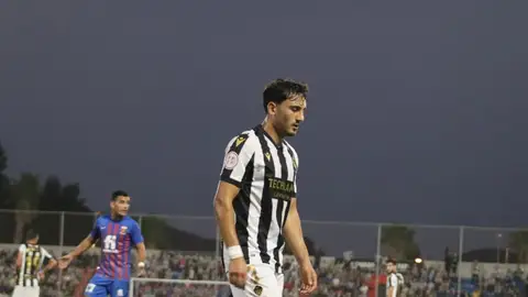 Giorgi durante el partido en Elda Giorgi durante el partido en Elda