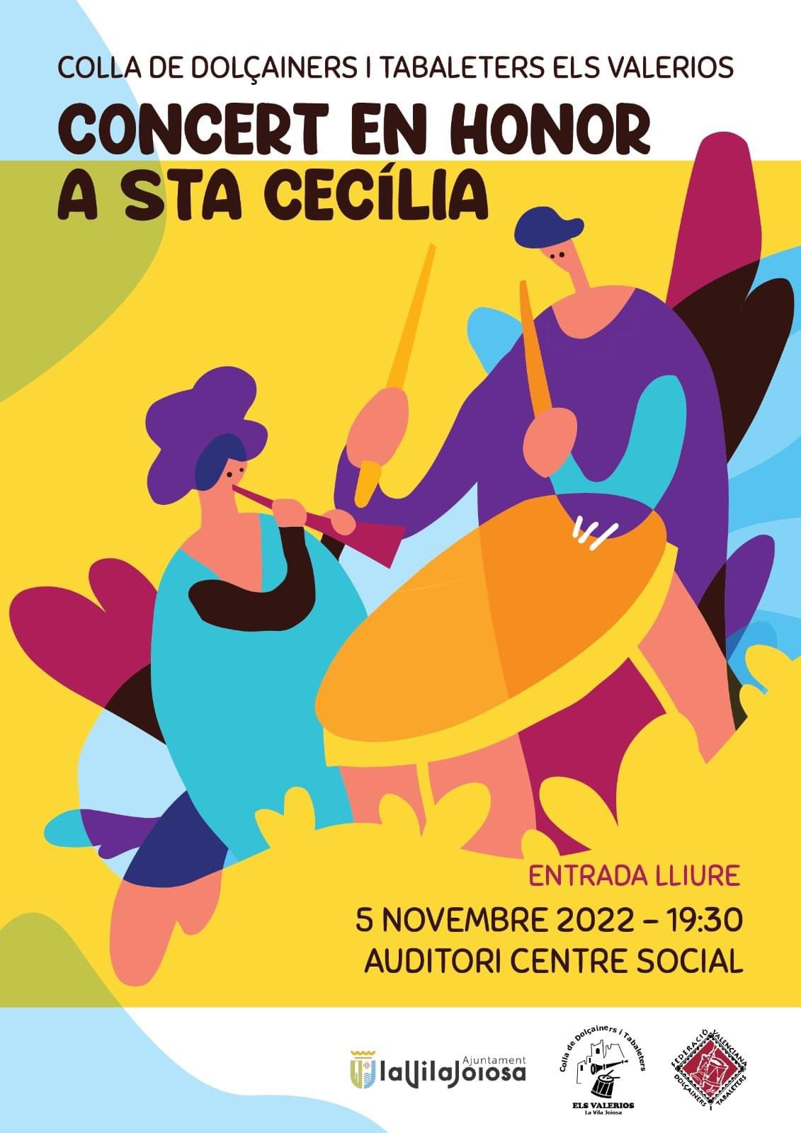 La Coia Els Valerios programa su concierto de Santa Cecilia para el sábado 5 La Coia Els Valerios programa su concierto de Santa Cecilia para el sábado 5