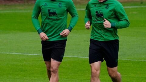 Matheus Ai&aacute;s y Jorge Pombo - Racing de Santander