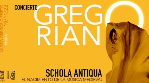 Cartel del concierto de Schola Antiqua