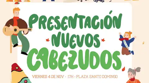 Este viernes se presentan los nuevos cabezudos Este viernes se presentan los nuevos cabezudos