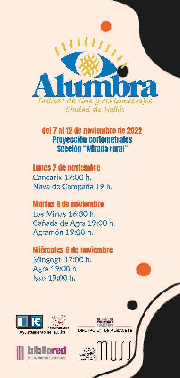 El Festival de Cortos 'Alumbra', de Hellín, ya tiene sus 30 finalistas El Festival de Cortos 'Alumbra', de Hellín, ya tiene sus 30 finalistas