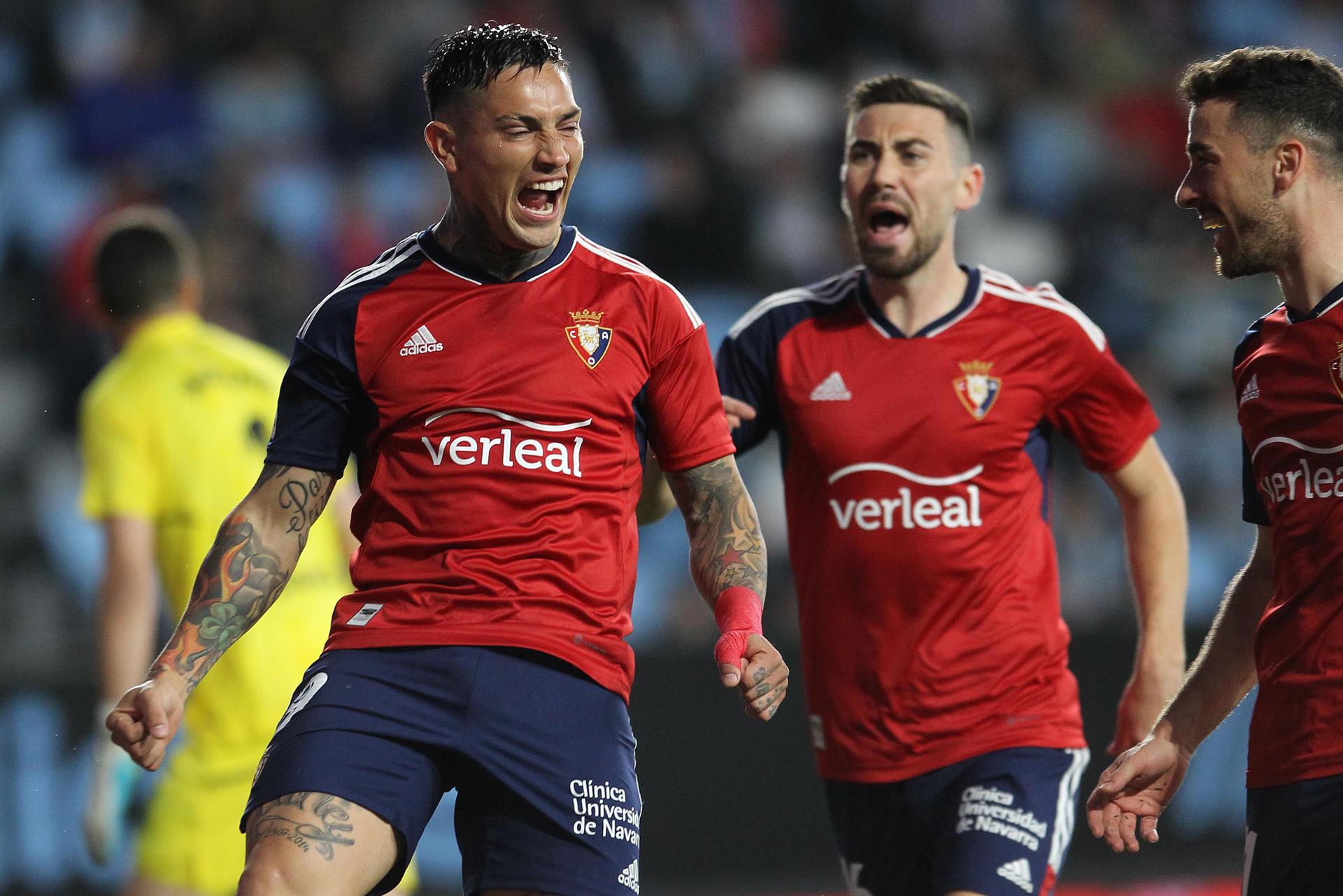 El Osasuna vence al Celta con dos goles de Chimy Ávila El Osasuna vence al Celta con dos goles de Chimy Ávila