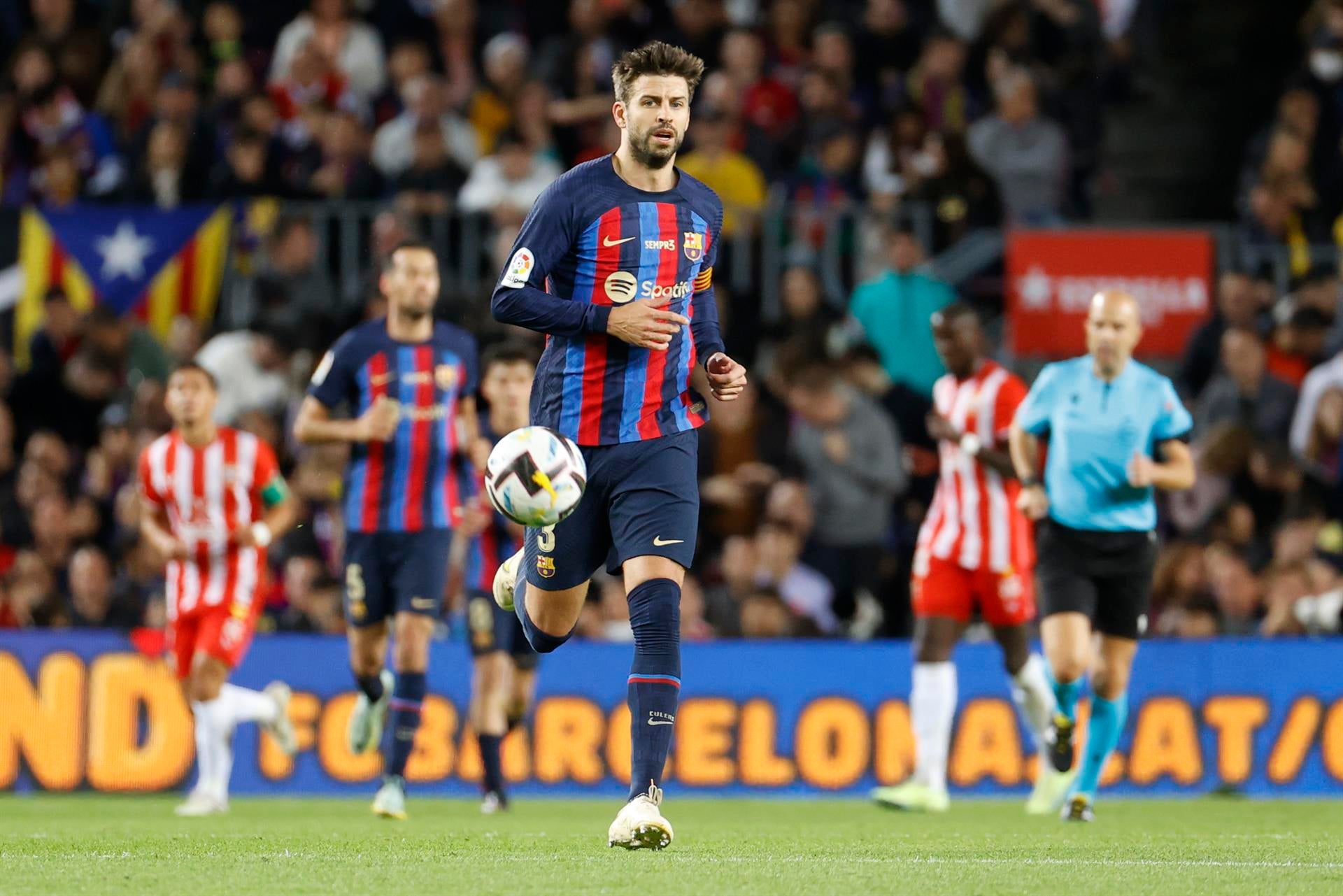 El Barcelona se lleva la victoria en la despedida de Piqué El Barcelona se lleva la victoria en la despedida de Piqué