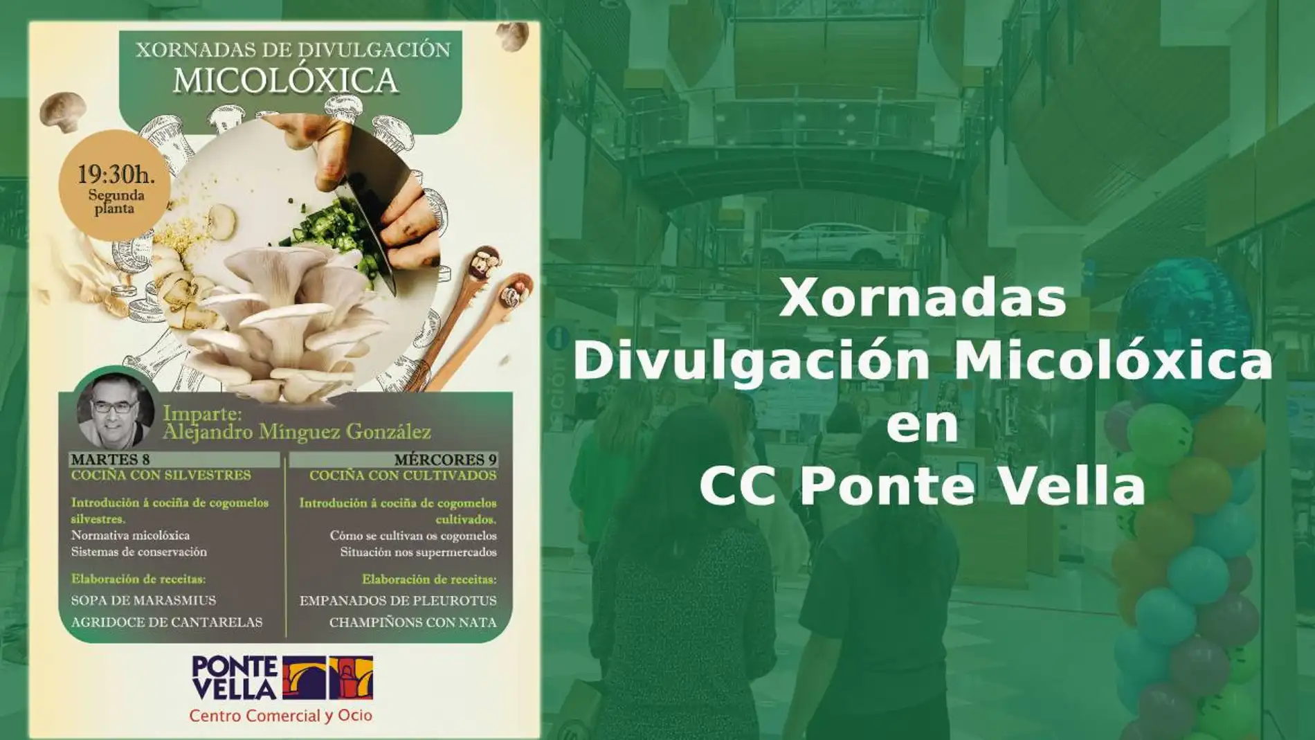 Jornadas de Gastronomía Micológica en Ponte Vella
