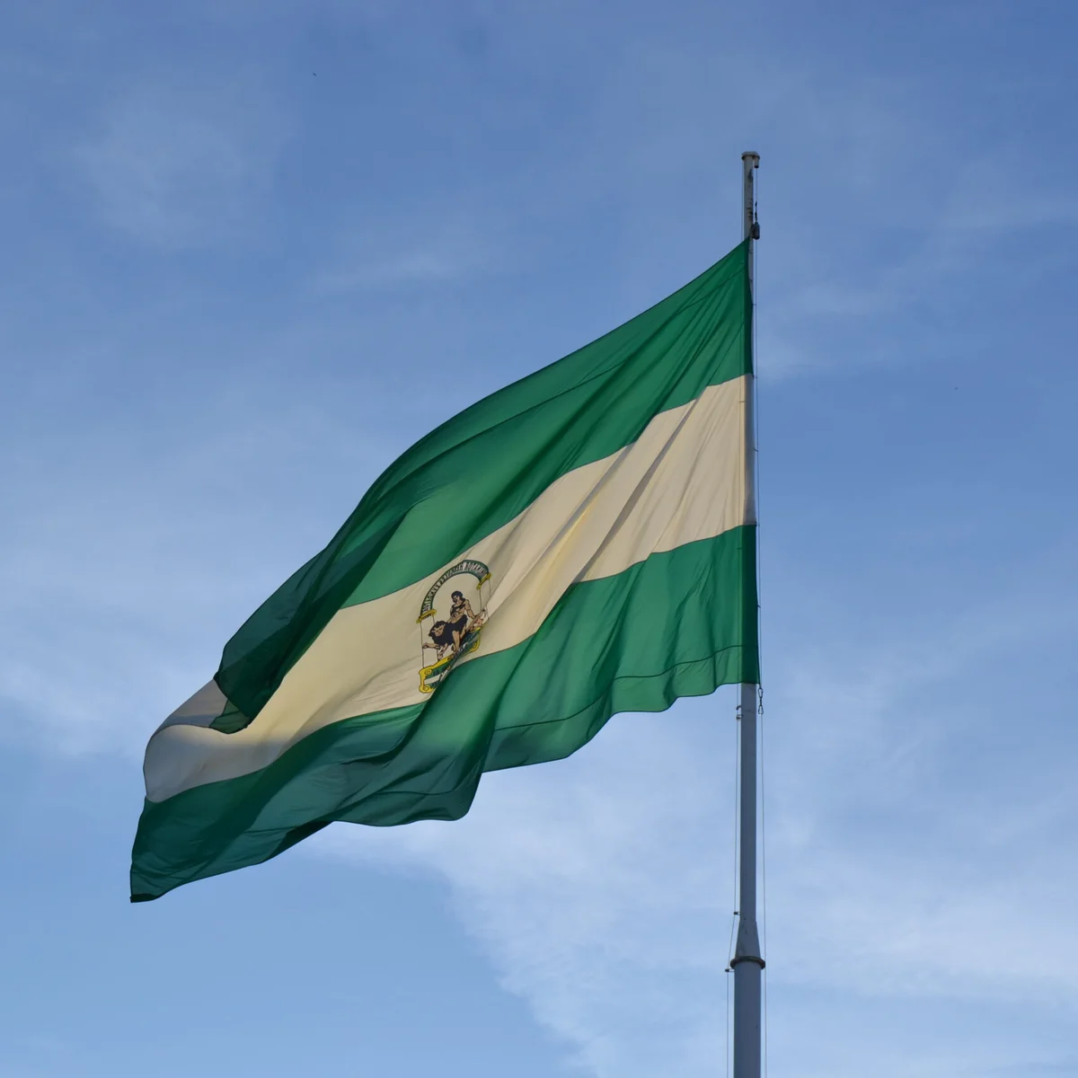 Feliz Día de la Bandera de Andalucía y viva Andalucía!  Nuestra bandera:  la de todos los andaluces. Un 4 de diciembre de hace 45 años comenzó un  sueño que tiñó las