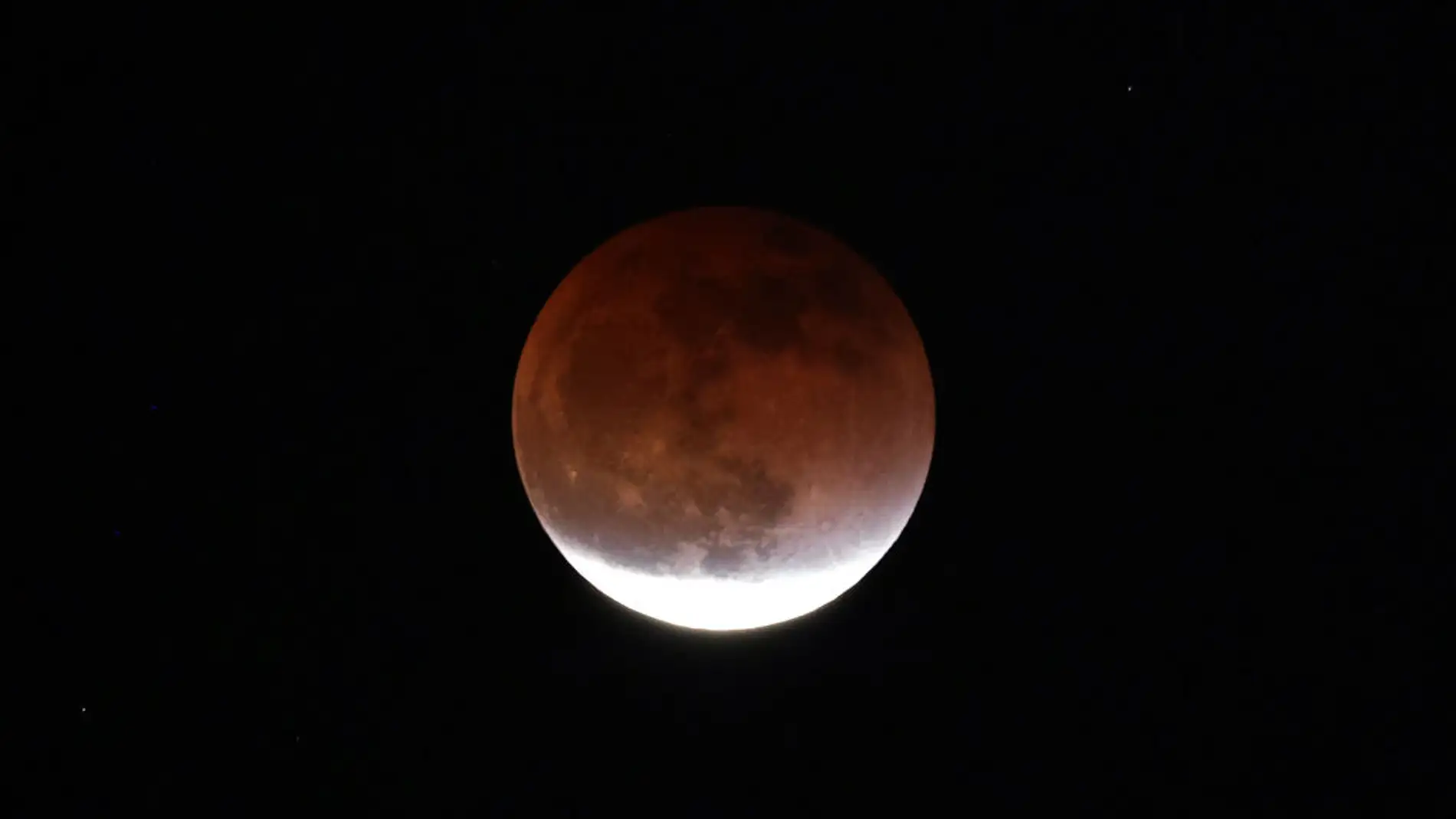 Imagen de un eclipse de Luna.