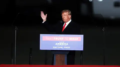 Donald Trump durante un mitin en Ohio antes de las elecciones de medio mandato Donald Trump durante un mitin en Ohio antes de las elecciones de medio mandato