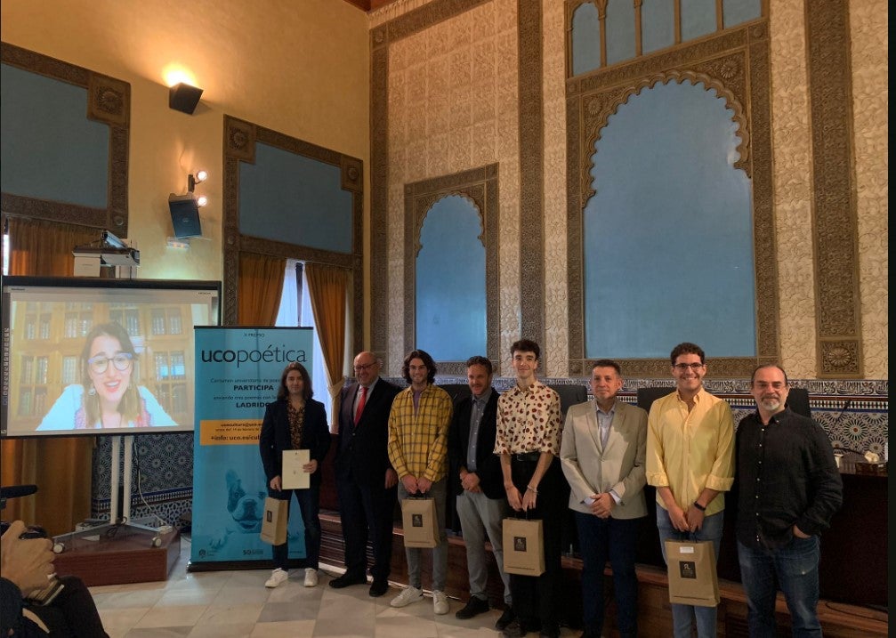 Entregados los premios de la décima edición del certamen universitario de poesía Entregados los premios de la décima edición del certamen universitario de poesía