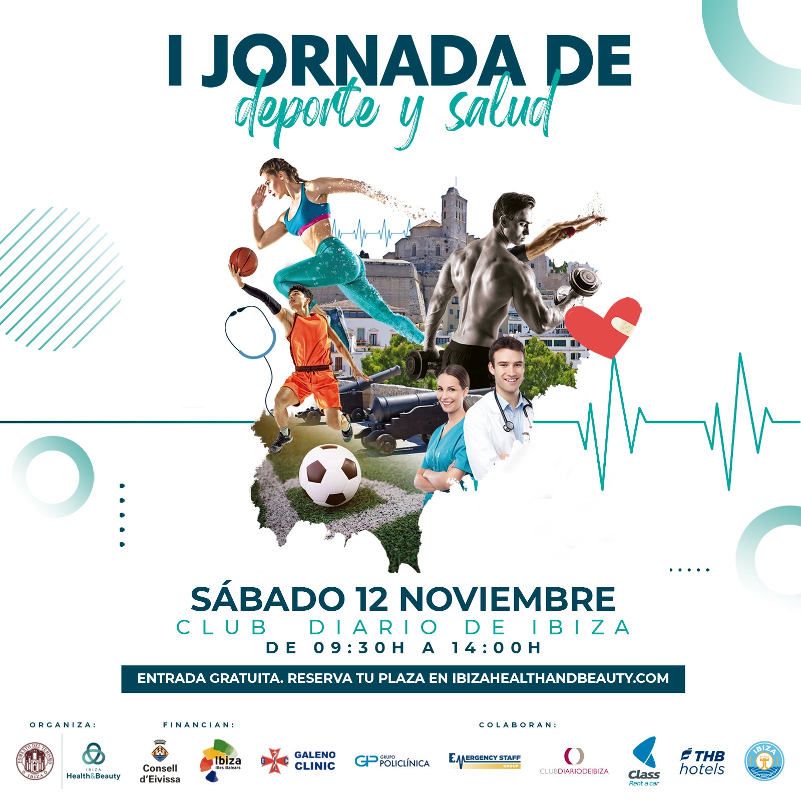 Este sábado se celebrará la primera jornada del deporte y la salud en Ibiza Este sábado se celebrará la primera jornada del deporte y la salud en Ibiza