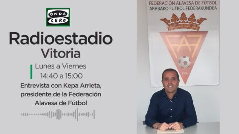 Kepa Arrieta, presidente de la Federación Alavesa de Fútbol