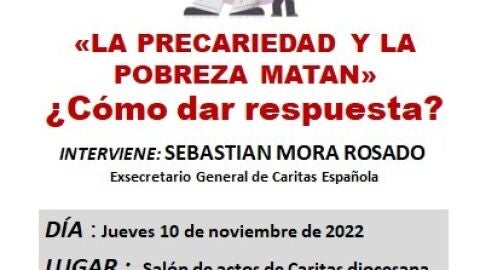 Conferencia con motivo del la VI Jornada mundial de los pobres
