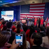 El senador Marco Rubio, reelegido para el Senado de Estados Unidos durante las elecciones de medio mandato